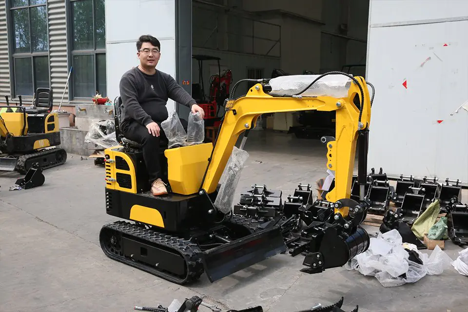 Fabricante de miniexcavadoras chinas, fábrica 10